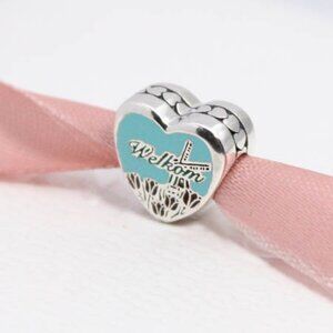 Pandora Holland Exclusive Charm Heart Pendant S925 Silver for Pandora Bracelet